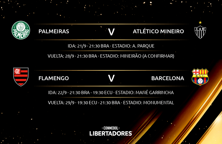Fixture De Las Semifinales De La Conmebol Libertadores Conmebol