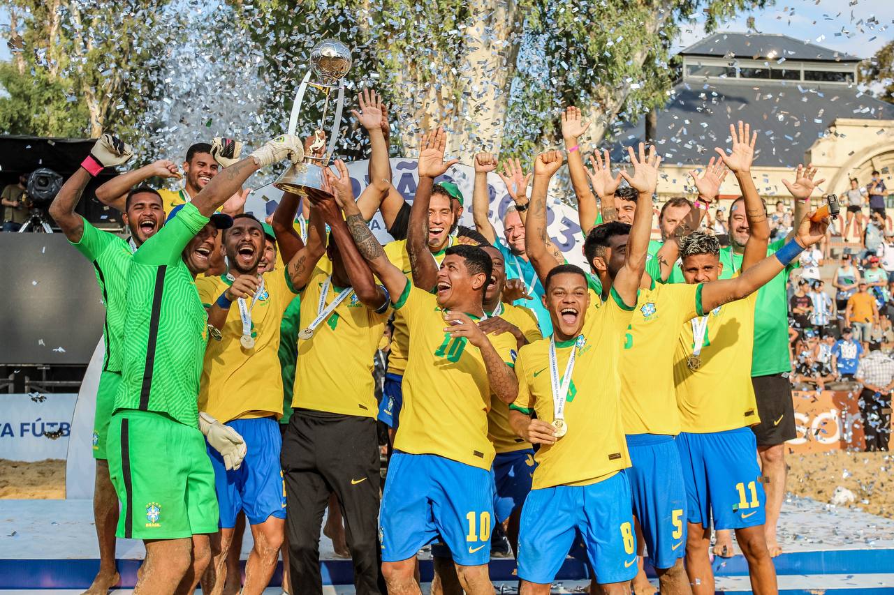 Los Reyes De La Arena Brasil Es El Campe N De La Conmebol Copa Am Rica