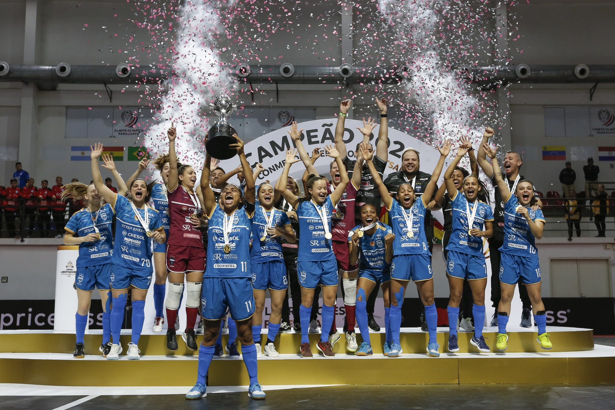 Stein Cascavel Conquista La CONMEBOL Libertadores Futsal Femenina