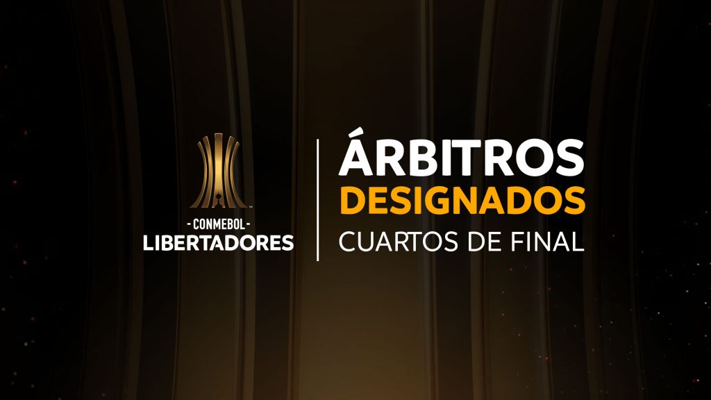 Árbitros para a ida das Quartas de Final CONMEBOL