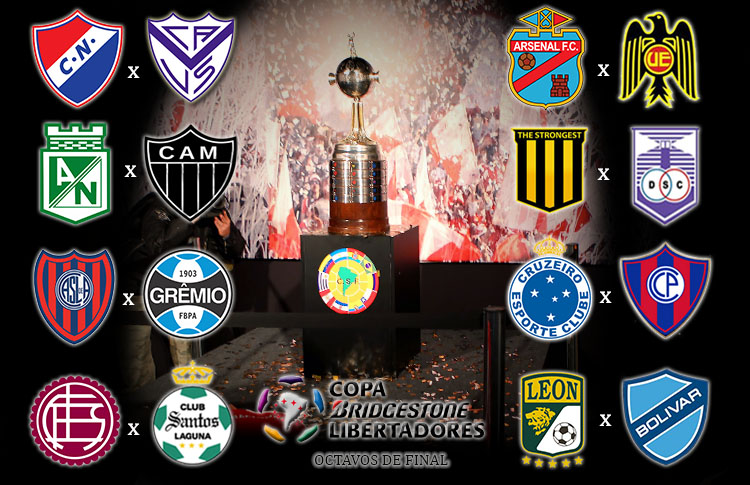 Oitavas de final da Copa Libertadores definidos