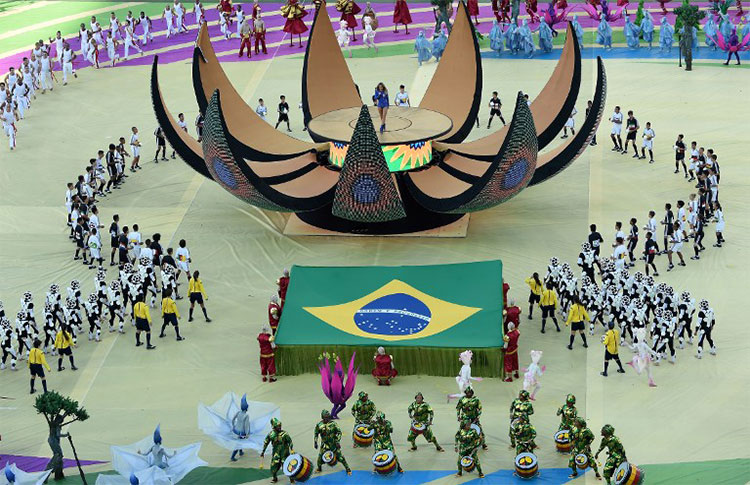 Colorida el mundial Brasil 2014 ya está - CONMEBOL