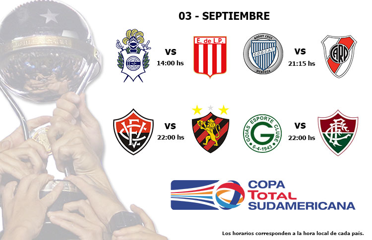 CONMEBOL Sudamericana - 🔥🏆 Agora é quartas de final! 4⃣ jogos de ida  agitam a semana na #SulAmericana. 👀🇧🇷 Único brasileiro classificado, o  Esporte Clube Bahia recebe o Club Defensa y Justicia