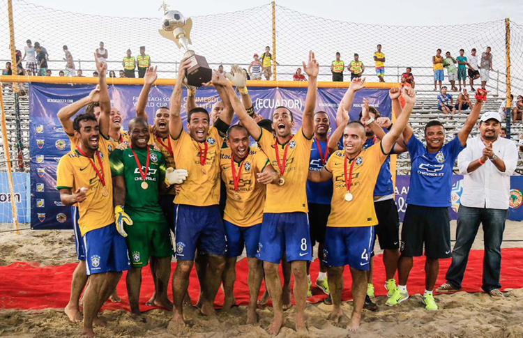 Fútbol Playa: Uruguay campeón en cuadrangular amistoso disputado