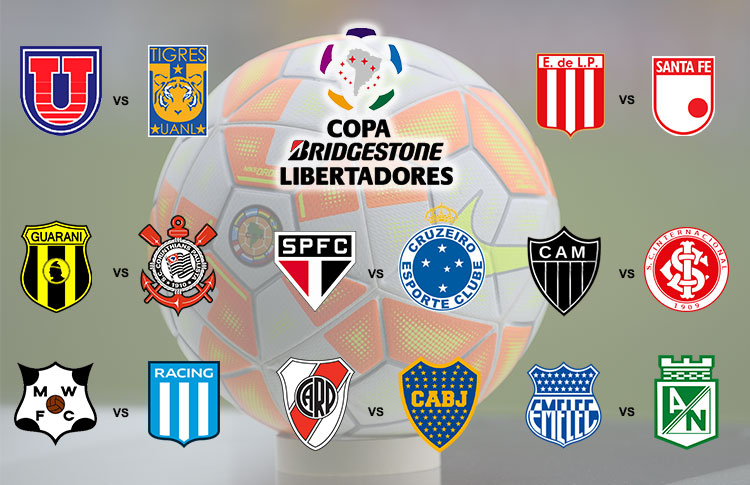 Oitavas de final da Copa Libertadores definidos