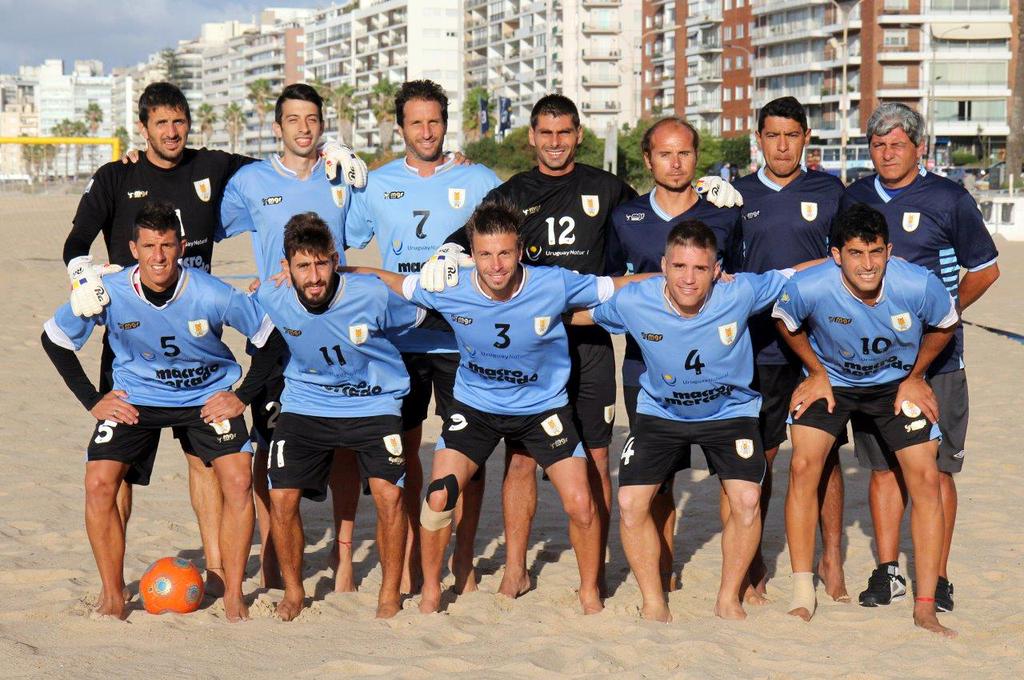 Fútbol playa: Uruguay 5to en Recife