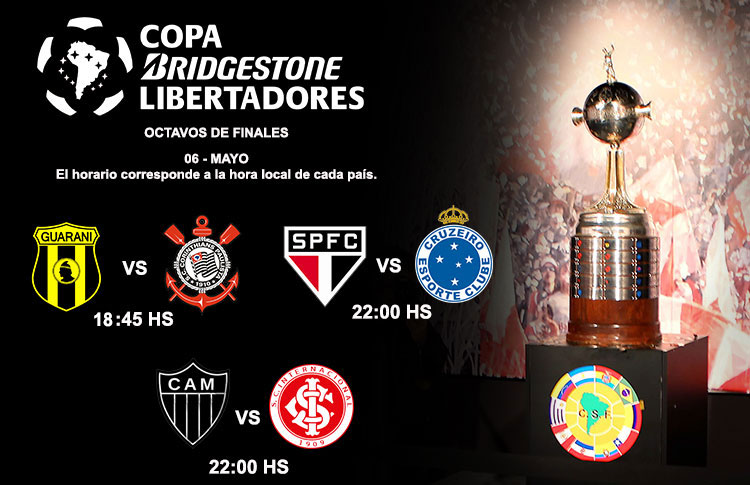 Copa Bridgestone Libertadores:Tres Partidos Para El Miércoles – CONMEBOL