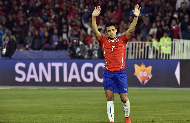 Alexis Sánchez já é o melhor marcador da história da Seleção do Chile