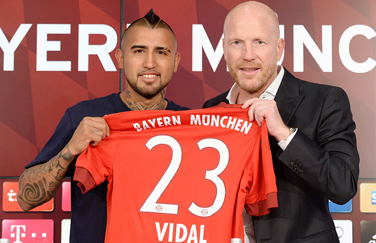 pueblo mental recinto Arturo Vidal fue presentado en el Bayern Munich - CONMEBOL