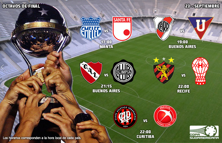Partidos para hoy, jueves 23 de septiembre, en la Copa Sudamericana, LaLiga  de España y la Serie A de Italia, Fútbol, Deportes