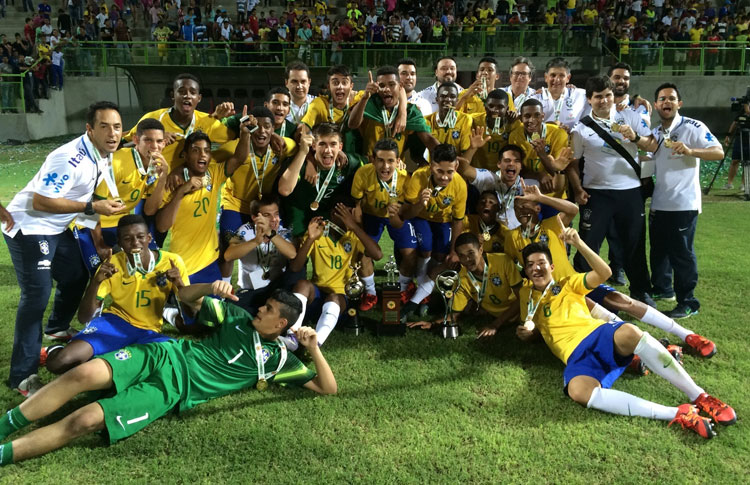 Brasil vence Uruguai e é campeão do Sul-Americano Sub-20