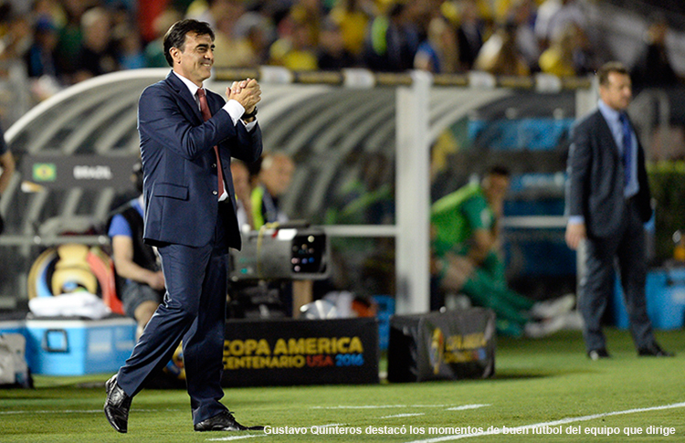 Gustavo Quinteros calificó de positivo el desempeño de su equipo - CONMEBOL