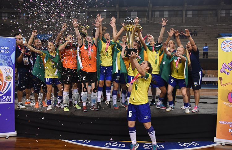 Brasil sagra-se campeão invicto da CONMEBOL Sub20 Futsal Feminina