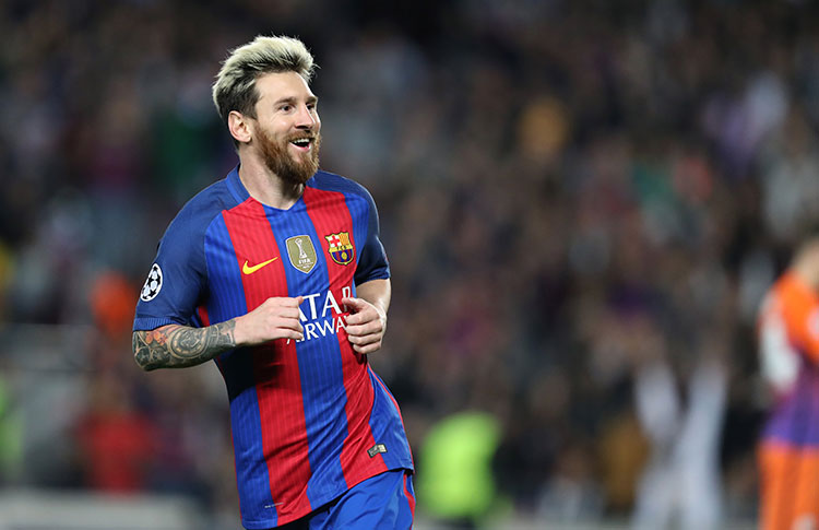 Messi Lidera La Goleada 4-0 Del Barcelona Al City En Champions - CONMEBOL