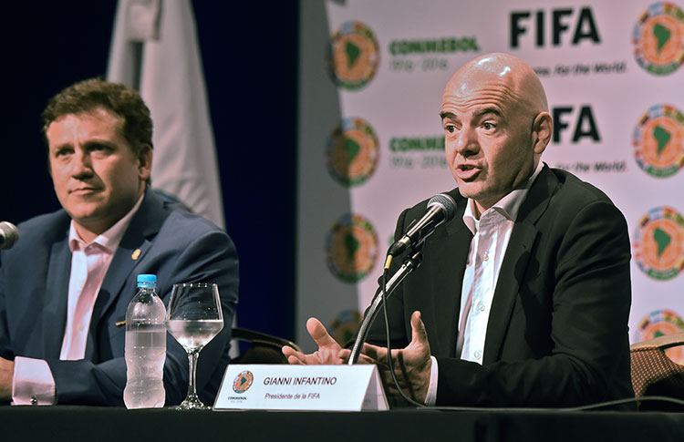 Infantino: “É importante para o mundo do futebol que o Brasil jogue bem” -  CONMEBOL, jogue bem 