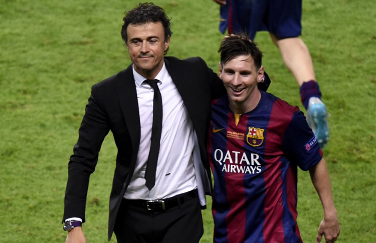 Para Luis Enrique, marcação do Málaga sobre Messi emperrou o Barça
