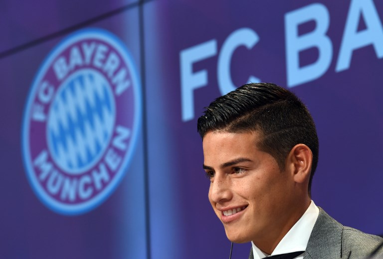 James Rodríguez, el rostro de la felicidad al inicio de su aventura en el  Bayern - CONMEBOL