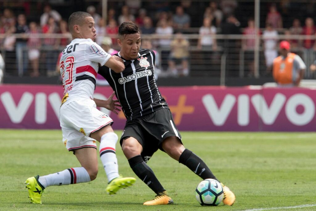 Corinthians empata em 1 a 1 com o São Paulo pelo Campeonato Brasileiro