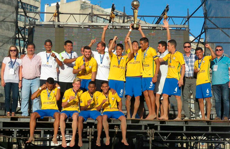 Todos los campeones del Campeonato Sudamericano Sub 20 de Fútbol Playa