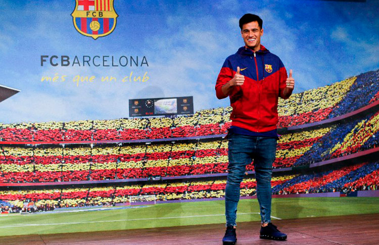 Barcelona prepara barca com Philippe Coutinho e mais quatro jogadores, diz  jornal espanhol