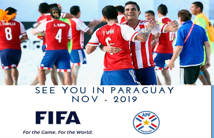 Paraguay sede del FIFA de Playa 2019 - CONMEBOL