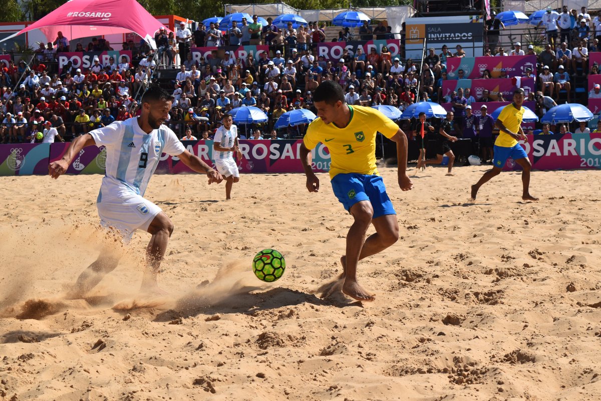 Fútbol playa: Uruguay 5to en Recife