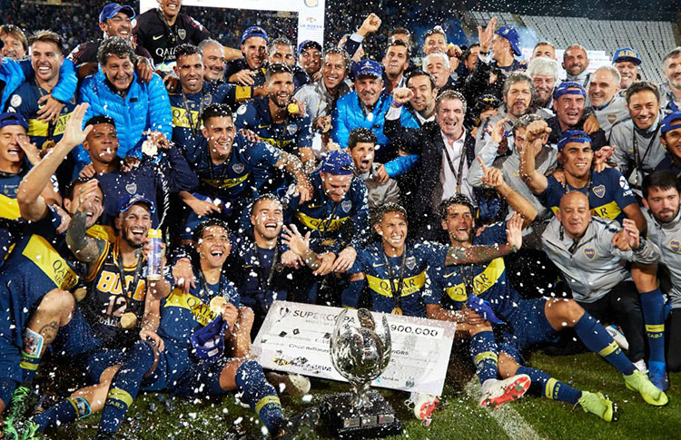 Boca Juniors conquista título da Supercopa Argentina - CONMEBOL