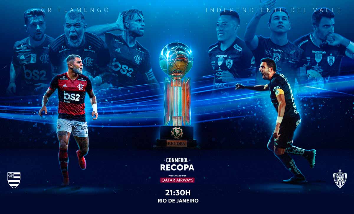 Veja jogo Flamengo e Independiente Del Valle ao vivo de graça agora pela  Recopa