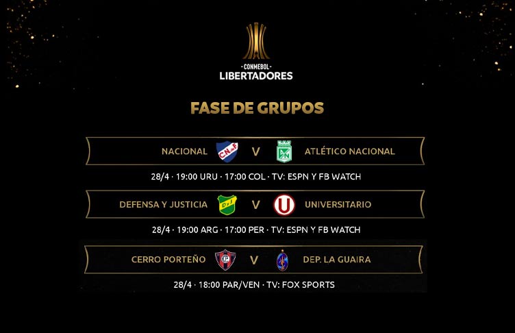 Nacional e Atlético Nacional empatam em jogo de oito gols na Libertadores, libertadores