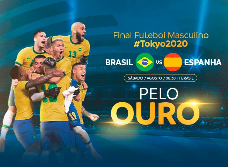 Brasil defende ouro olímpico ante Espanha na grande final de Tóquio 2020 -  CONMEBOL