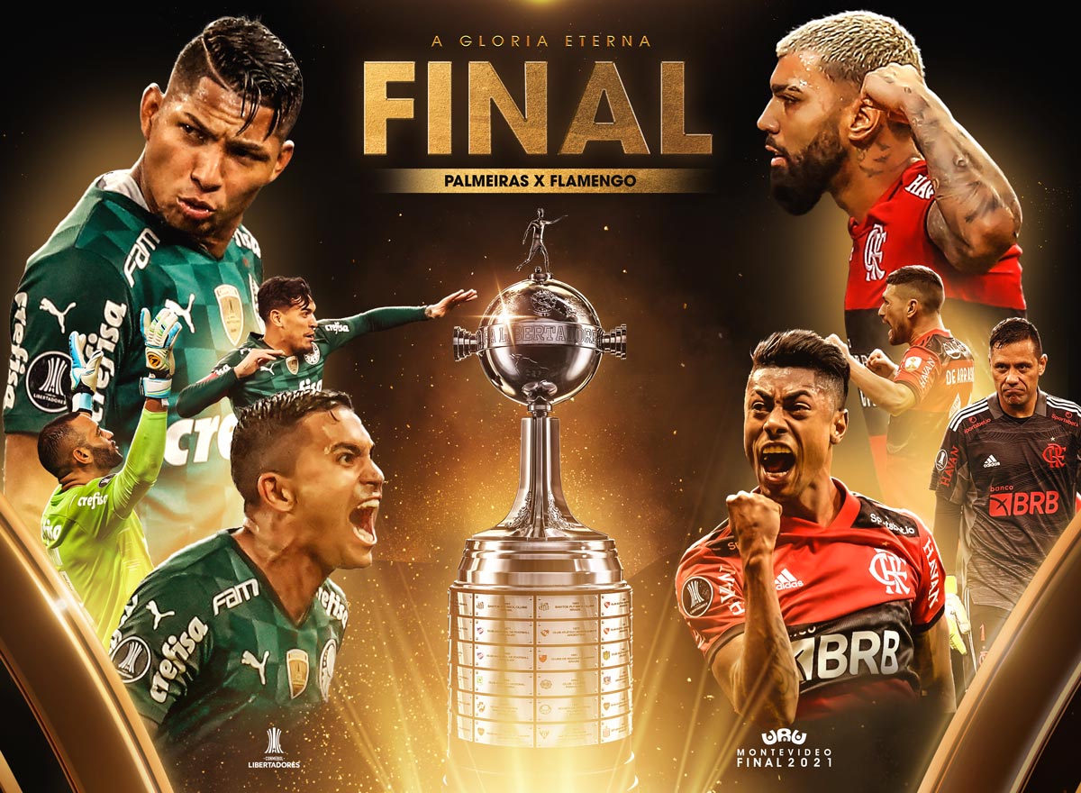 Veja lances de Flamengo e Palmeiras na final da Libertadores da