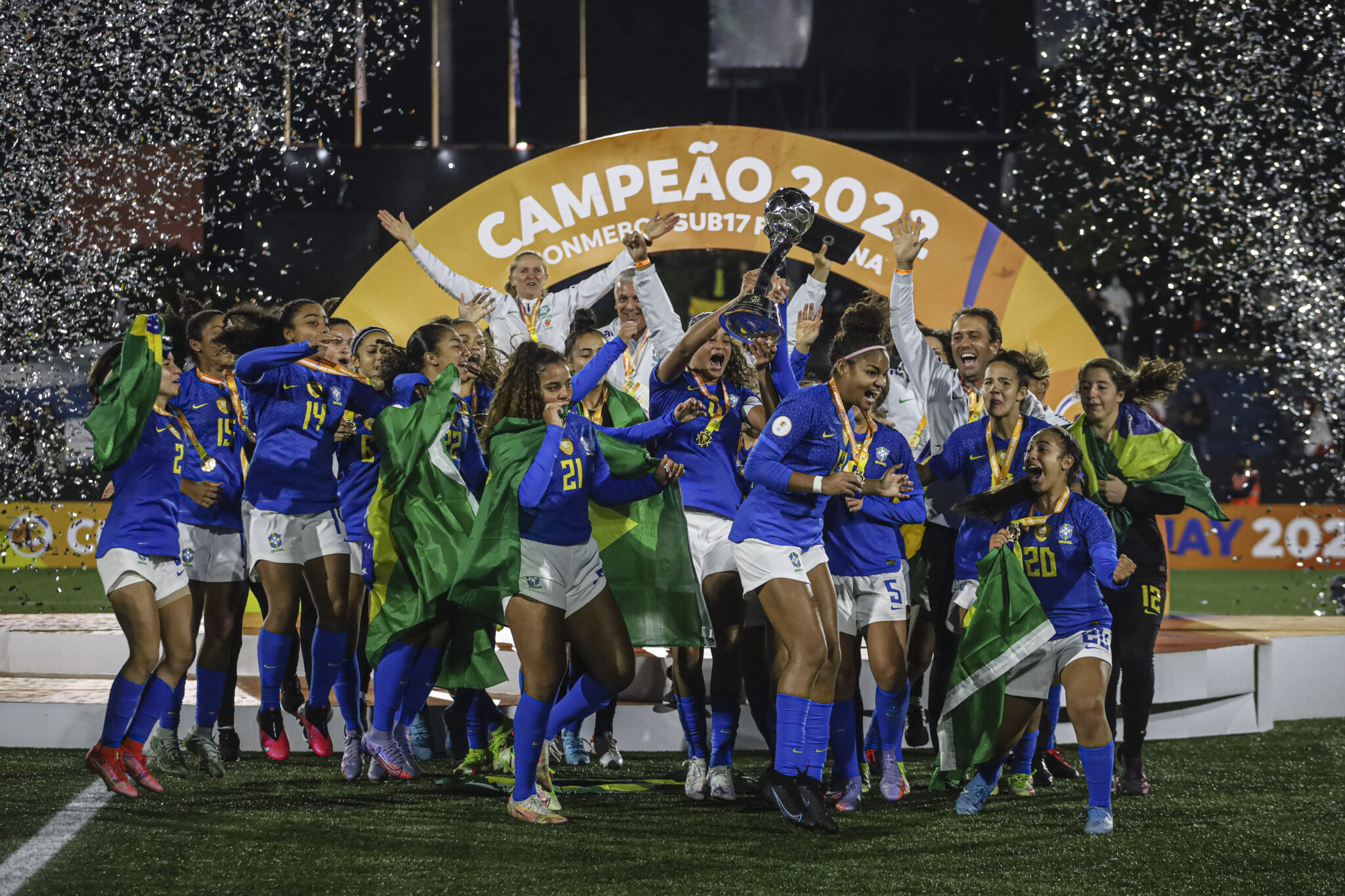 Brasil sagrase campeão invicto da CONMEBOL Sub 17 Feminina CONMEBOL