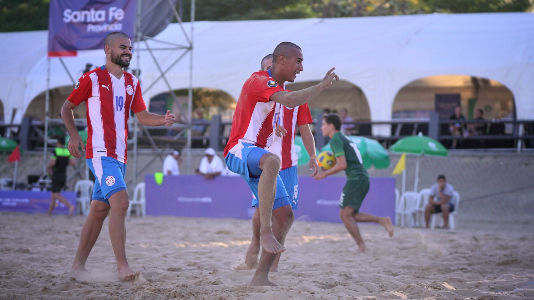 Continúan las emociones del CONMEBOL Sub 20 Fútbol Playa - 2023