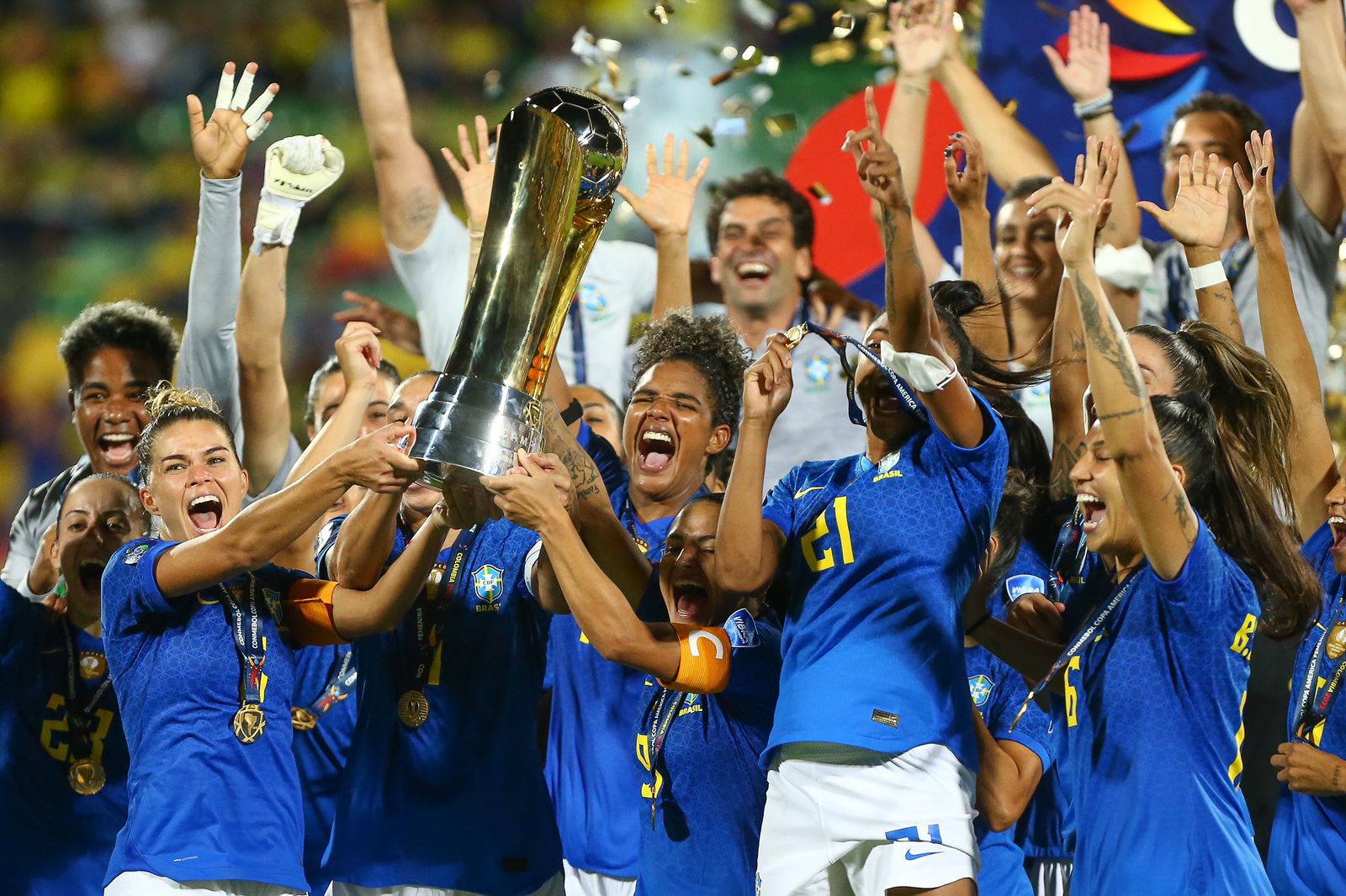 Seleção brasileira de futebol feminino é campeã da Copa América