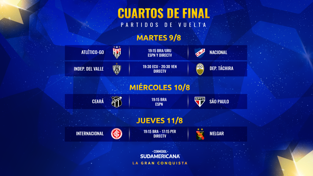 Plena coordinación con semifinalistas de la Sudamericana para