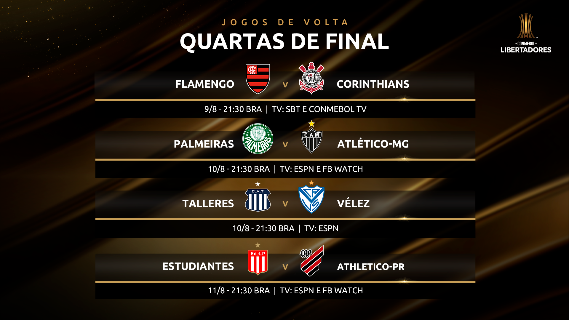 Libertadores 2022: saiba onde assistir aos jogos da semana na TV e