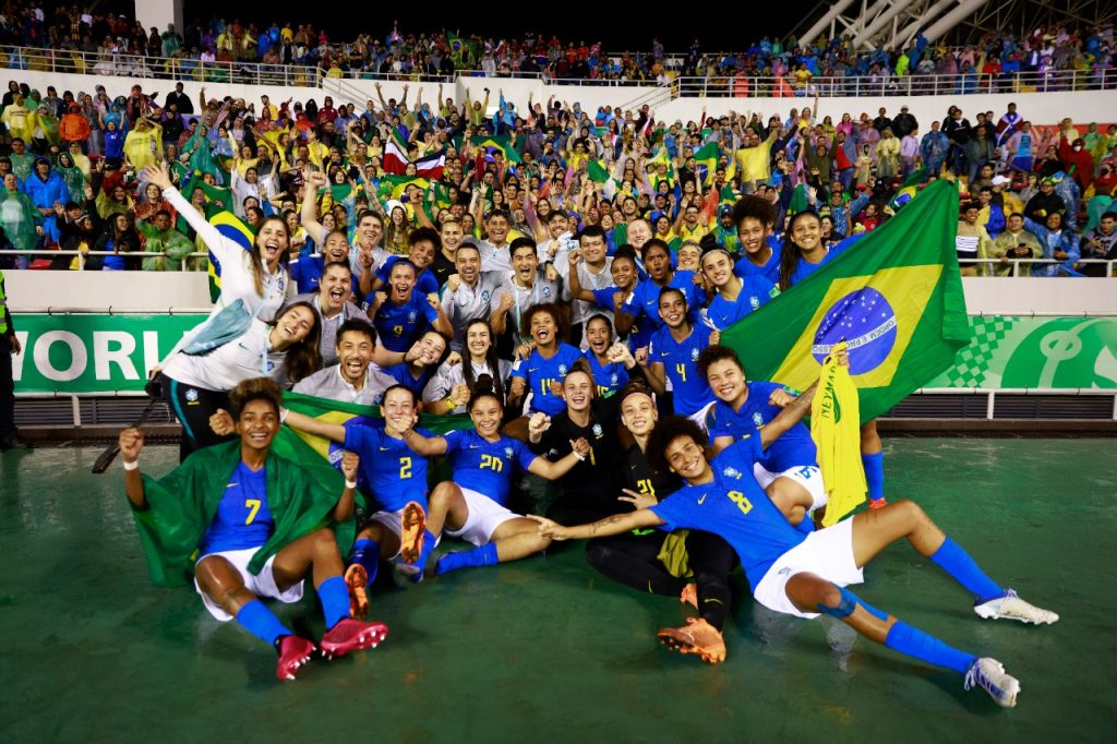 Brasil sobe ao pódio na Copa do Mundo Feminina Sub-20 - CONMEBOL