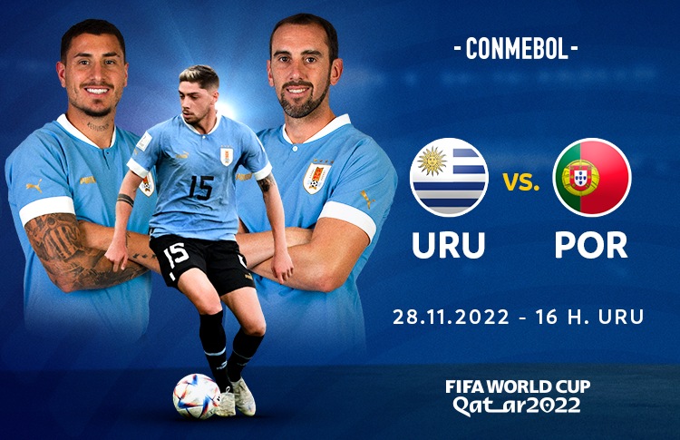 Termino el primer partido - La selección de Uruguay
