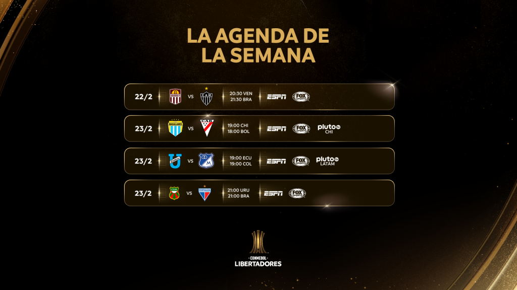 Veja como ficaram os jogos da segunda fase da Libertadores