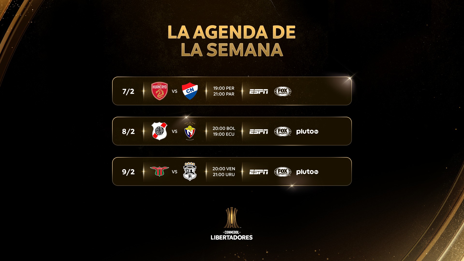 Regresa La Apasionante CONMEBOL Libertadores Con Dos Debutantes Y ...