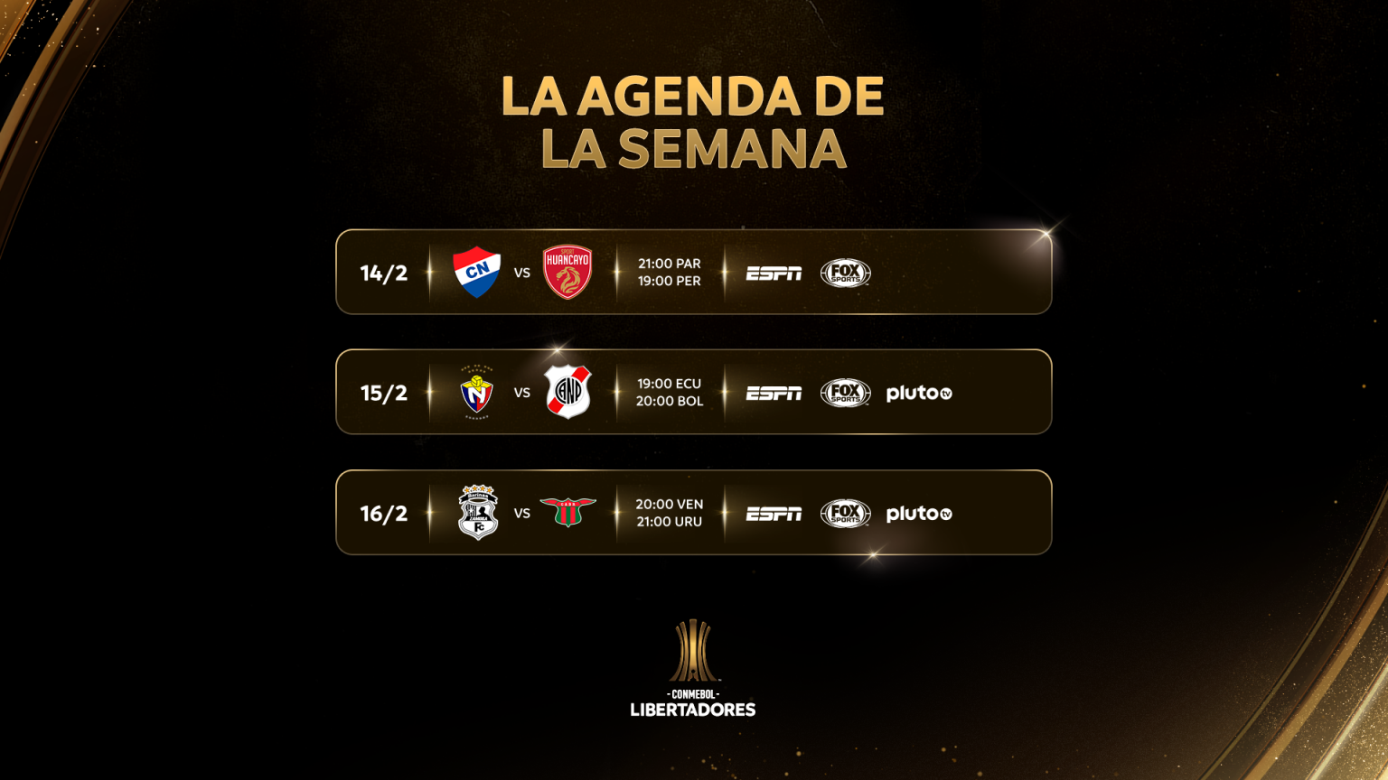 Se definen los clasificados a la Fase 2 de la CONMEBOL Libertadores ...