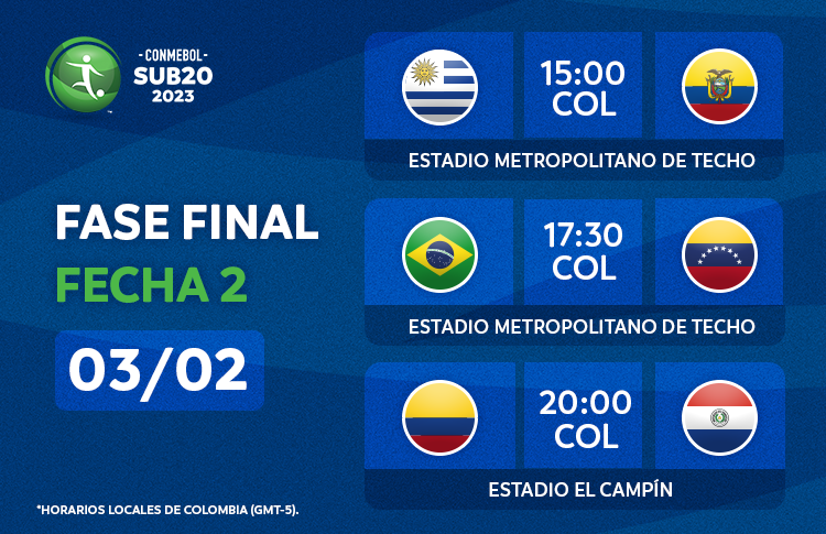 12/02/2023 - CONMEBOL Sub 20 - Braisl vs Uruguay, 12/02/202…