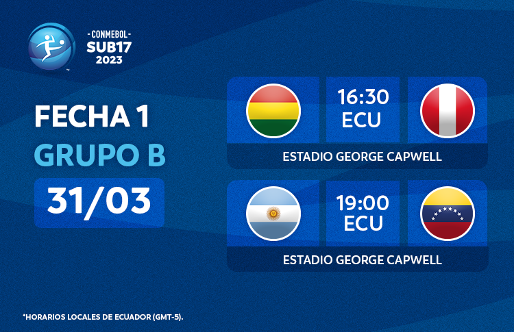 CONMEBOL.com on X: ¡Agéndalo! Los partidos de este domingo en la CONMEBOL  #Sub17FS 2022. 📆 Agende-se! Os jogos deste domingo na CONMEBOL #Sub17FS  2022. ⏳ #CreeEnGrande #AcrediteSempre  / X