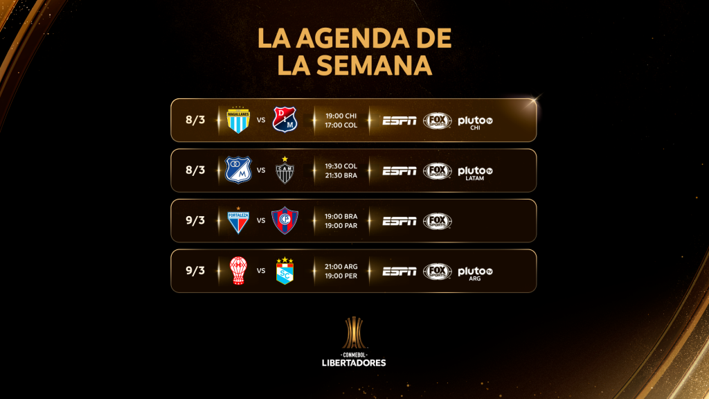 🏆🔥 Seis jogos abrem hoje a - CONMEBOL Libertadores