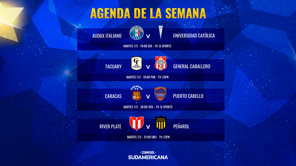 📌 Os jogos de volta da Fase 1 da - CONMEBOL Libertadores