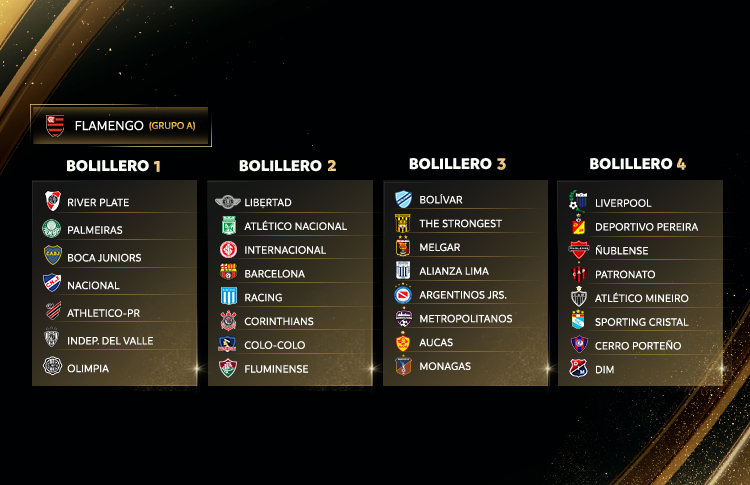 Conmebol define data para sorteios da Copa Libertadores e da Sul