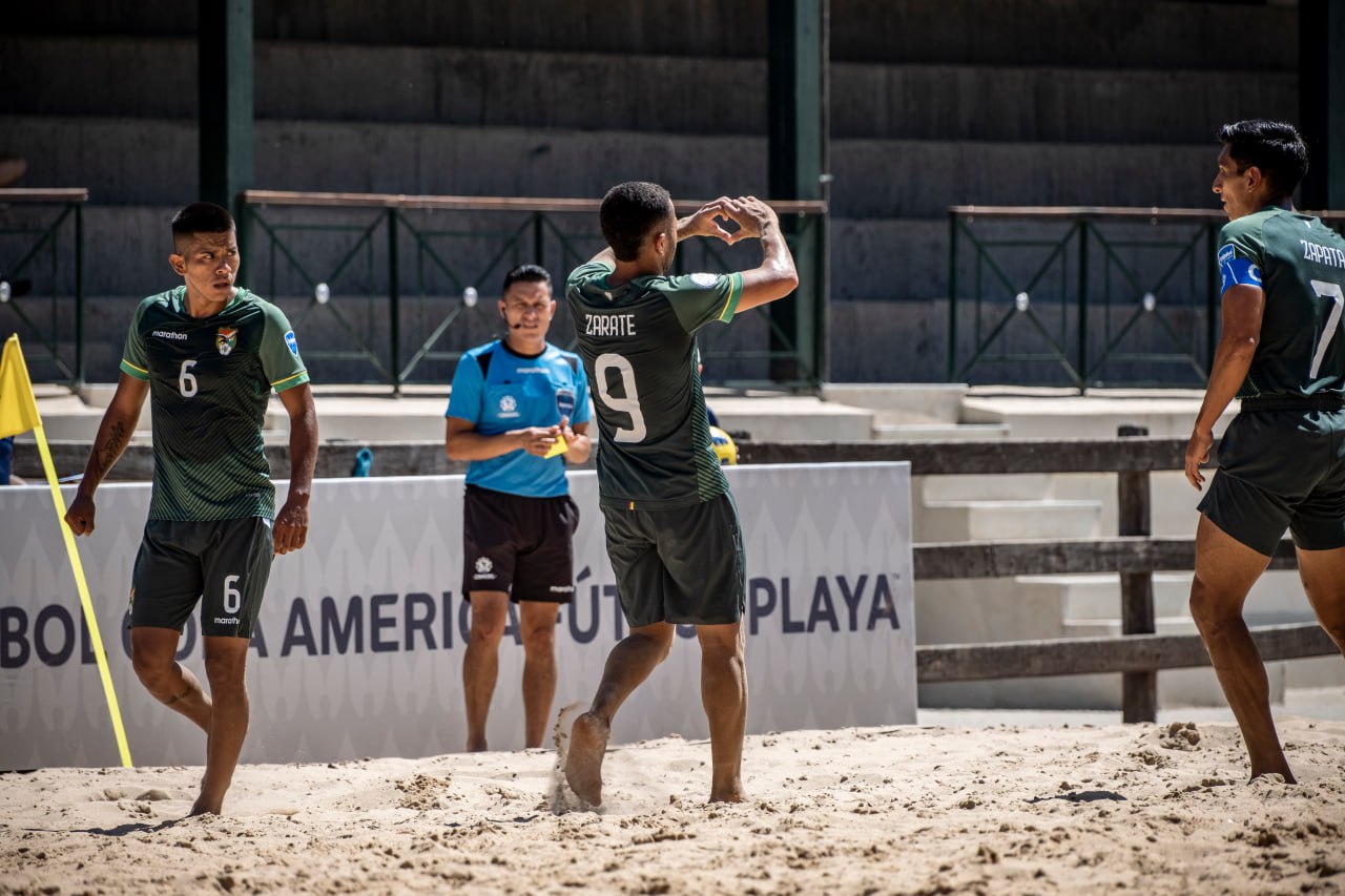 Un arranque a puro festejo en la CONMEBOL Copa América Fútbol Playa