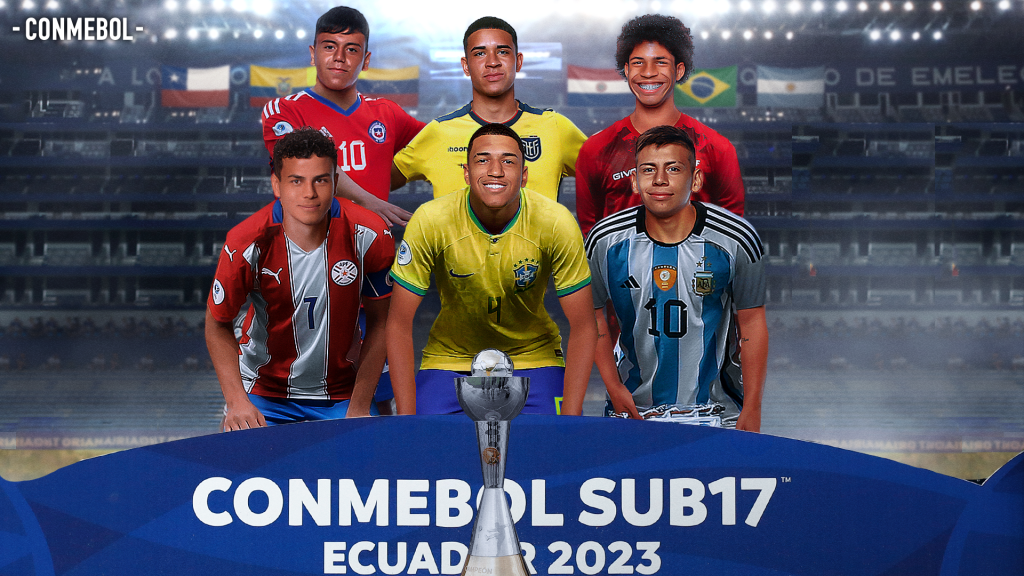 Las selecciones en la Fase Final de la CONMEBOL Sub17 2023 CONMEBOL