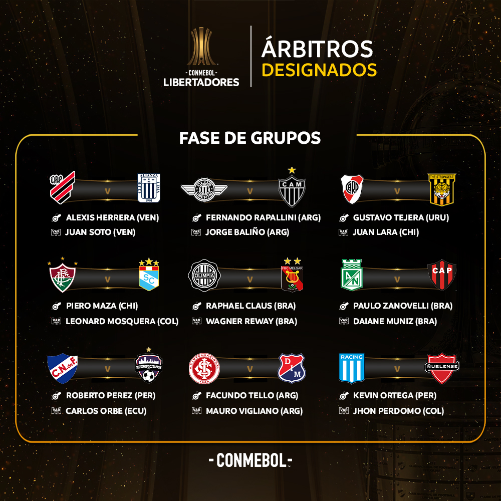 Vai começar a eletrizante Fase de Grupos da CONMEBOL Libertadores 2023 -  CONMEBOL