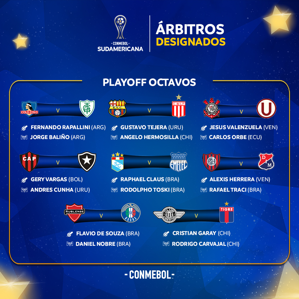 Copa Sul-Americana: Conmebol divulga datas e horários dos playoffs